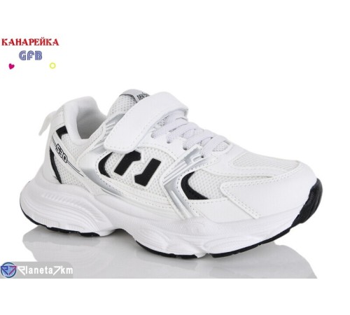 Дитячі кросівки на весну/осінь (8 пар р.32-37) білий  "GFB-Канарейка"