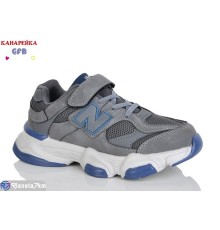 Дитячі кросівки на весну/осінь (8 пар р.32-37) сірий  "GFB-Канарейка"