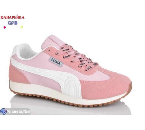 Кросівки жіночі на весну/осінь (8 пар р.36-41) рожевий  "GFB-Канарейка"