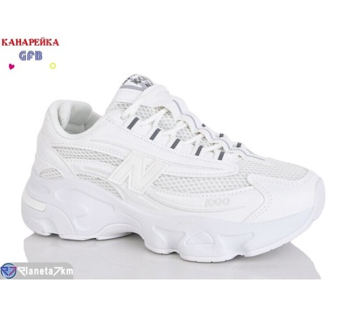 Кросівки жіночі на весну/осінь (8 пар р.36-41) білий  "GFB-Канарейка"