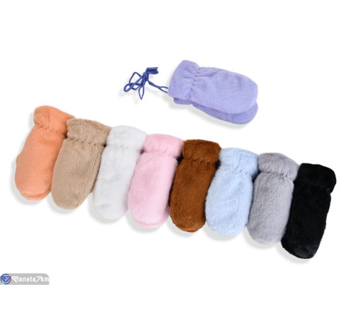 Рукавиці дитячі на зиму (12 шт. р.сетка 3-5) мікс  "CAROLLA"