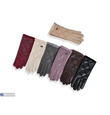 Рукавички жіночі на зиму (12 шт. р.сетка 6,5-8,5) мікс  "CAROLLA"