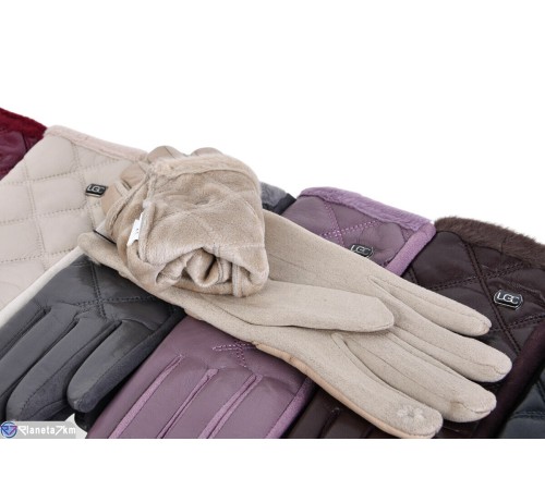 Рукавички жіночі на зиму (12 шт. р.сетка 6,5-8,5) мікс  "CAROLLA"