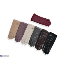 Рукавички жіночі на зиму (12 шт. р.сетка 6,5-8,5) мікс  "CAROLLA"