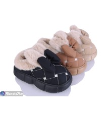 Тапки жіночі на зиму (12 пар р.36-41) мікс  "ELMA"