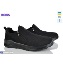 Кросівки чоловічі на зиму (6 пар р.41-45) чорний  "Roks"