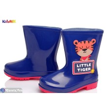 Дитяче гумове взуття на весну/осінь (6 пар р.27-38) синій  "MULTIKIDS"