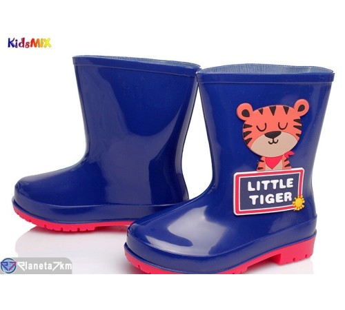 Дитяче гумове взуття на весну/осінь (6 пар р.27-38) синій  "MULTIKIDS"