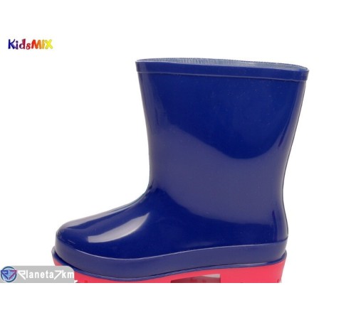 Дитяче гумове взуття на весну/осінь (6 пар р.27-38) синій  "MULTIKIDS"