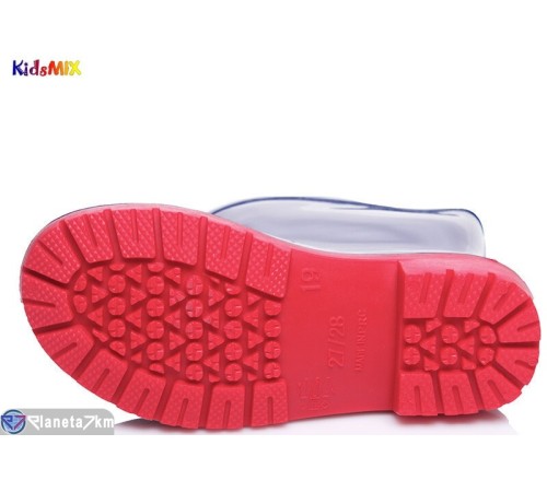 Дитяче гумове взуття на весну/осінь (6 пар р.27-38) синій  "MULTIKIDS"