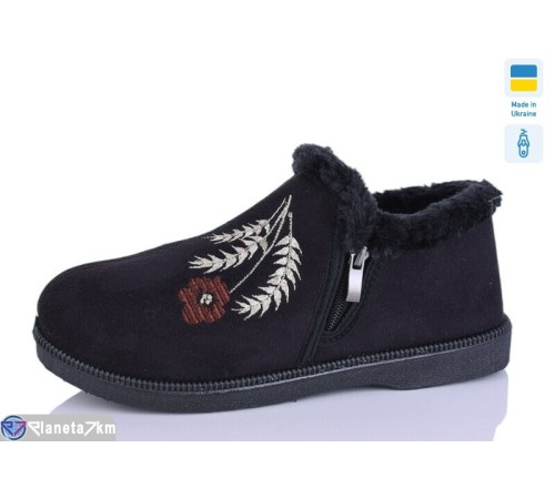 Черевики жіночі на зиму (6 пар р.37-41) чорний  "LUCKY"