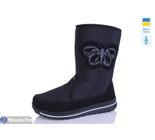 Дутики жіночі на зиму (6 пар р.37-41) чорний "LUCKY" Дутики жіночі на зиму (6 пар р.37-41) чорний "LUCKY"