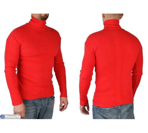 Гольф жіночий на весну/осінь (5 шт. р.сетка One size) червоний  "Plato"