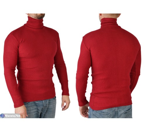 Гольф жіночий на весну/осінь (5 шт. р.сетка One size) червоний  "Plato"