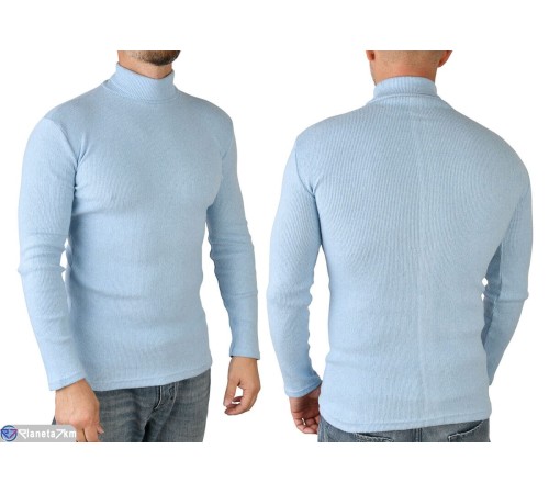 Гольф жіночий на весну/осінь (5 шт. р.сетка One size) блакитний  "Plato"