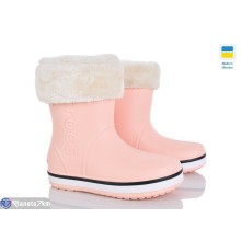 Жіночі чоботи з піни на весну/осінь (6 пар р.36-41) рожевий  "Mirella"