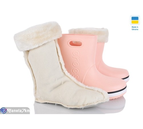 Жіночі чоботи з піни на весну/осінь (6 пар р.36-41) рожевий  "Mirella"
