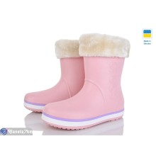 Жіночі чоботи з піни на зиму (6 пар р.36-41) рожевий  "Mirella"