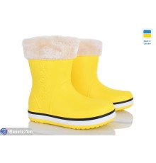 Жіночі чоботи з піни на зиму (6 пар р.36-41) жовтий  "Mirella"
