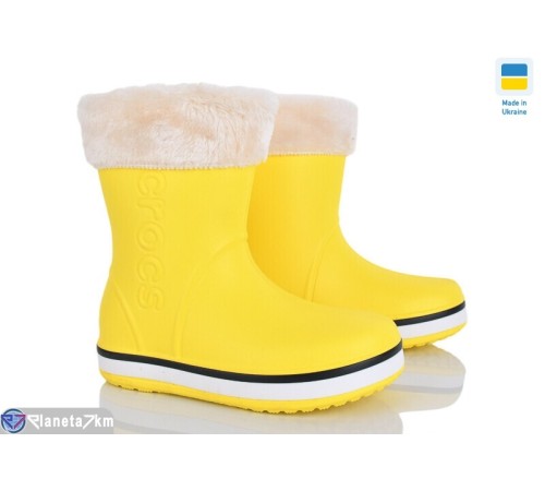 Жіночі чоботи з піни на зиму (6 пар р.36-41) жовтий  "Mirella"