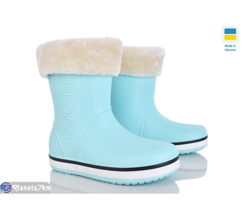 Жіночі чоботи з піни на зиму (6 пар р.36-41) блакитний  "Mirella"