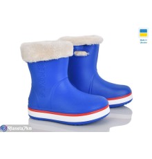 Дитячі чоботи з піни на зиму (8 пар р.22-29) синій  "Mirella"