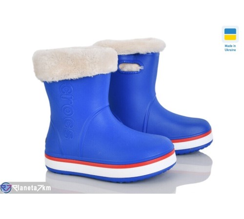 Дитячі чоботи з піни на зиму (8 пар р.22-29) синій  "Mirella"