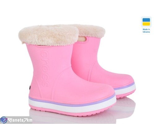 Дитячі чоботи з піни на зиму (8 пар р.22-29) рожевий  "Mirella"