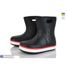 Дитячі чоботи з піни на весну/осінь (8 пар р.22-29) чорний  "Mirella"