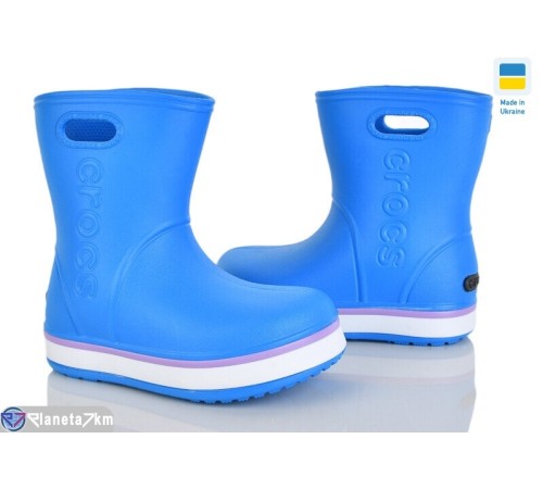 Дитячі чоботи з піни на весну/осінь (8 пар р.22-29) синій  "Mirella"