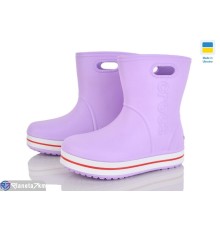Дитячі чоботи з піни на весну/осінь (8 пар р.22-29) фіолетовий  "Mirella"