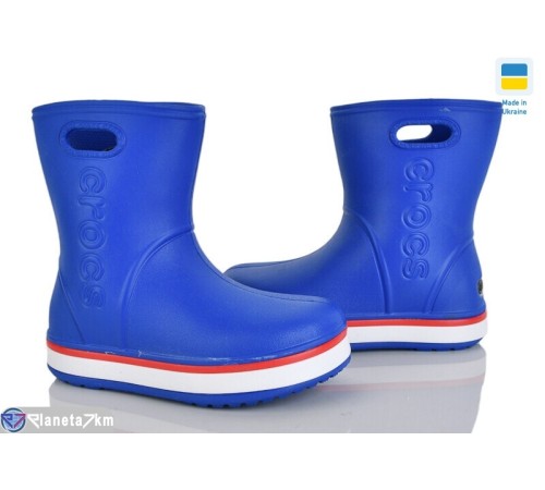 Дитячі чоботи з піни на весну/осінь (8 пар р.22-29) синій  "Mirella"