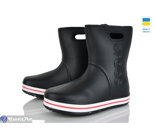 Дитячі чоботи з піни на весну/осінь (8 пар р.29-36) чорний  "Mirella"