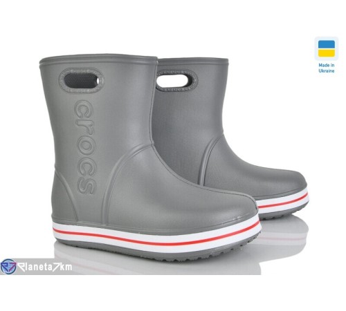 Дитячі чоботи з піни на весну/осінь (8 пар р.29-36) сірий  "Mirella"