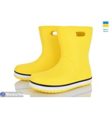 Дитячі чоботи з піни на весну/осінь (8 пар р.29-36) жовтий  "Mirella"