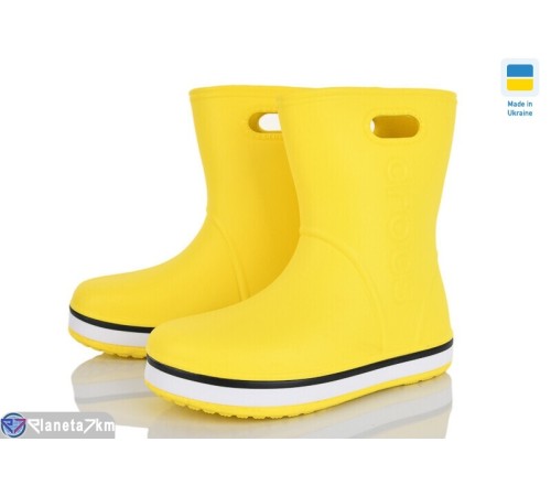 Дитячі чоботи з піни на весну/осінь (8 пар р.29-36) жовтий  "Mirella"