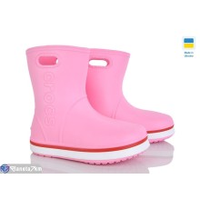 Дитячі чоботи з піни на весну/осінь (8 пар р.29-36) рожевий  "Mirella"