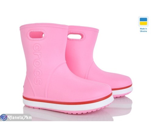 Дитячі чоботи з піни на весну/осінь (8 пар р.29-36) рожевий  "Mirella"