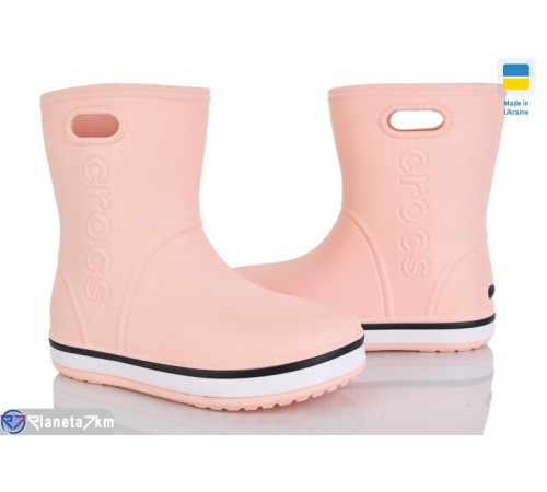 Дитячі чоботи з піни на весну/осінь (8 пар р.29-36) рожевий  "Mirella"