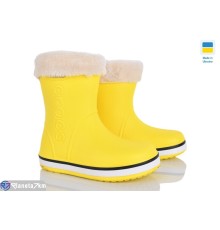 Дитячі чоботи з піни на зиму (8 пар р.29-36) жовтий  "Mirella"