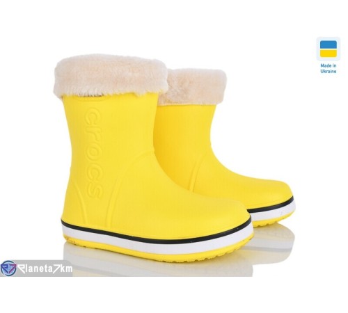 Дитячі чоботи з піни на зиму (8 пар р.29-36) жовтий  "Mirella"