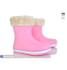 Дитячі чоботи з піни на зиму (8 пар р.29-36) рожевий  "Mirella"