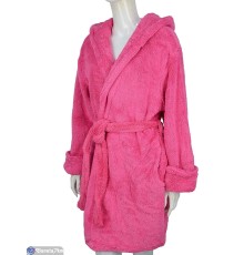 Халат жіночий на весну/осінь (3 шт. р.сетка S-L) рожевий  "Kalabok"