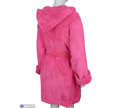 Халат жіночий на весну/осінь (3 шт. р.сетка S-L) рожевий  "Kalabok"