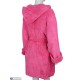 Халат жіночий на весну/осінь (3 шт. р.сетка S-L) рожевий  "Kalabok"