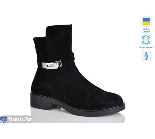 Черевики жіночі на зиму (6 пар р.37-41) чорний  "LIKA"