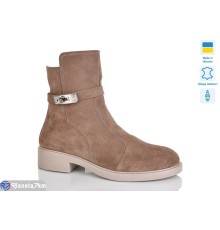 Черевики жіночі на зиму (6 пар р.37-41) коричневий  "LIKA"