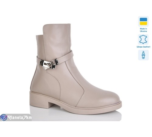 Черевики жіночі на зиму (6 пар р.37-41) коричневий  "LIKA"