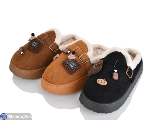 Тапки жіночі на зиму (12 пар р.36-41) мікс  "LINKA"