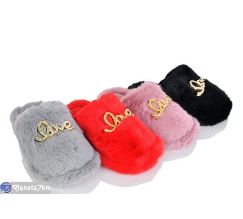 Тапки жіночі на зиму (12 пар р.36-41) мікс  "IEFTIN"
